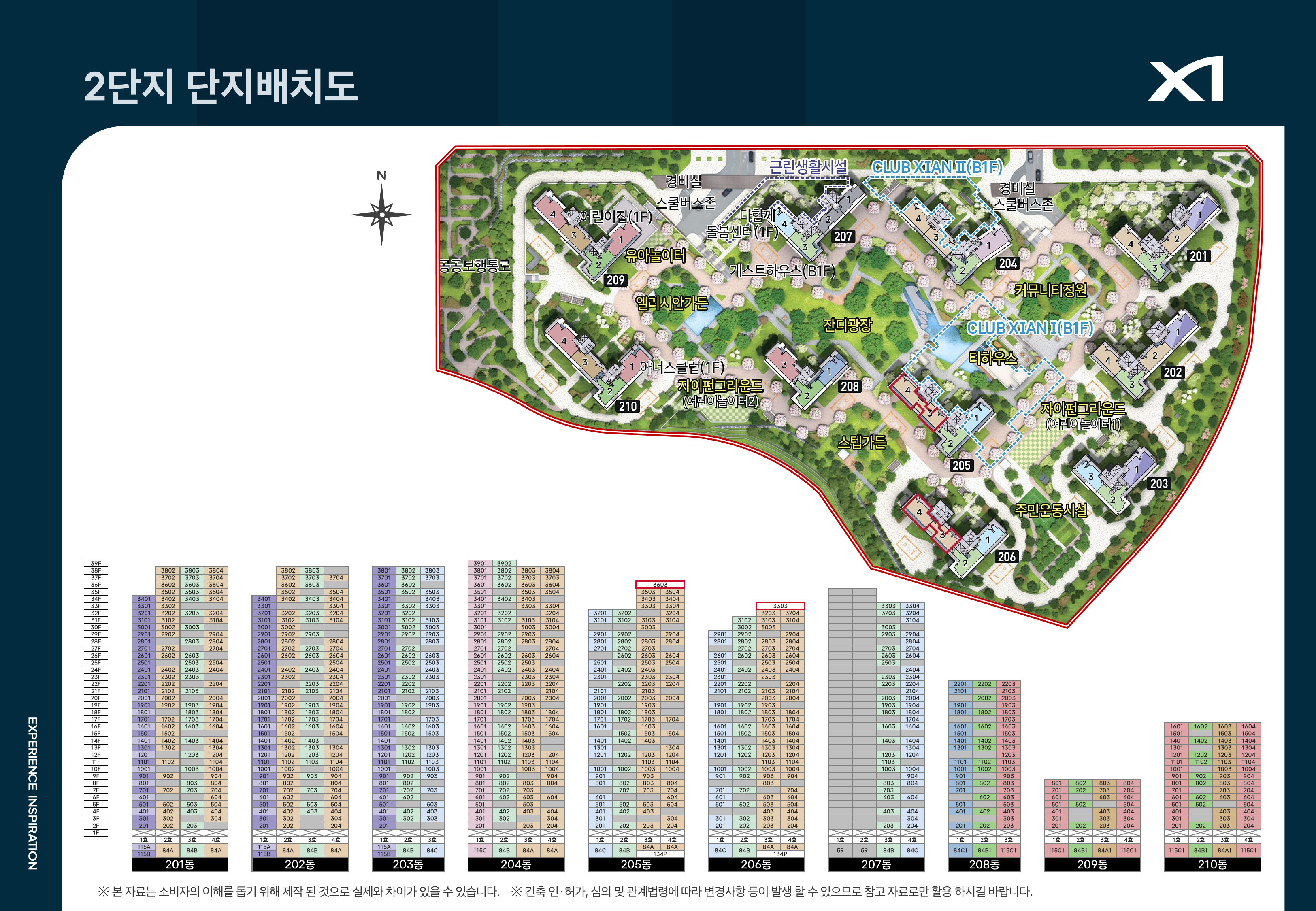 2단지 단지배치도